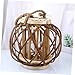 IMIKEYA Hemp Rope Wicker Willow Candle Holder for Home Decor Vintage Style for Wedding Table Decorations
