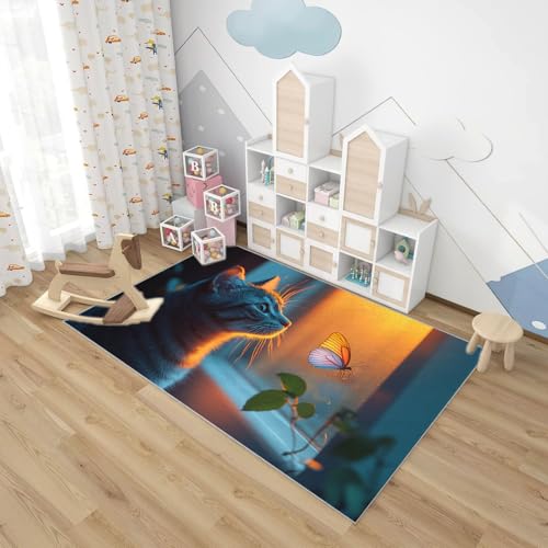 Tapis de sol intérieur doux lavable pour éviter les glissades - 6