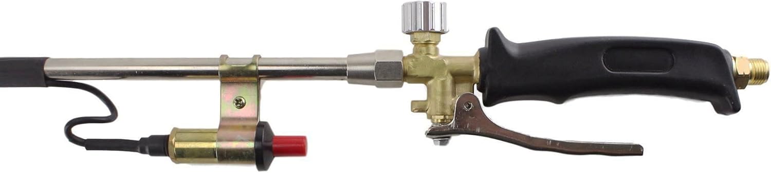 TITUS Push-Start Propane Weed Torch High Output Wood Ice Snow Roofing Road