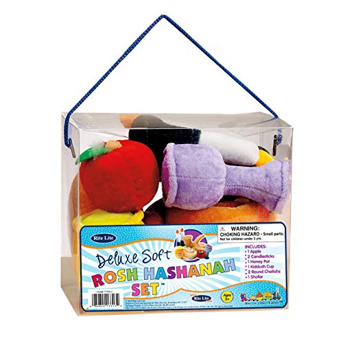 Rite Lite My Soft Rosh Hashana Set Deluxe Soft Rosh Hashanah Set Plush Toy for Jewish New Year
