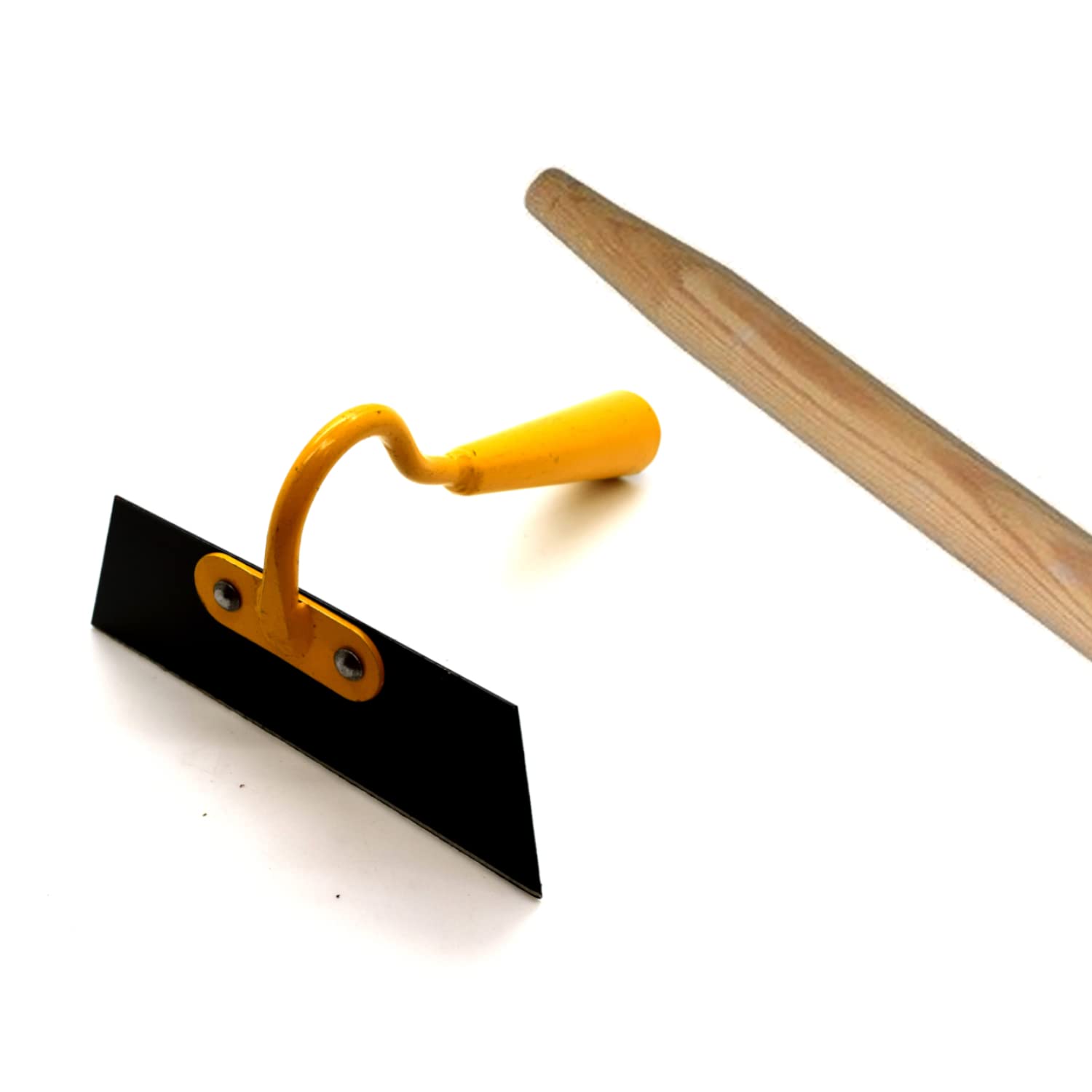 Hoe Cultivator Soil Digging Dutch Hand Fork Gardening and Landscaping Tool Solid Steel (Type 4, with 115 cm Long Handle)