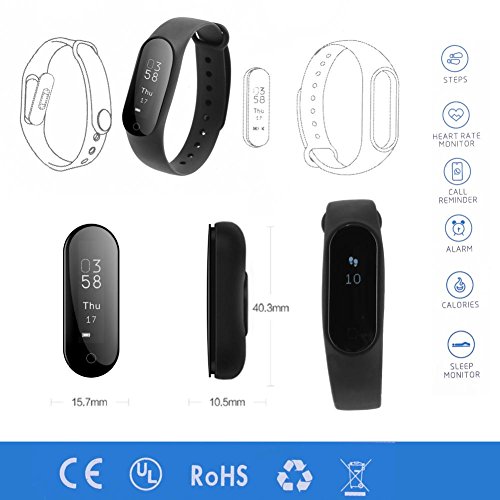 YOun Fitness Trackers, Y2 Plus Waterproorf Smart