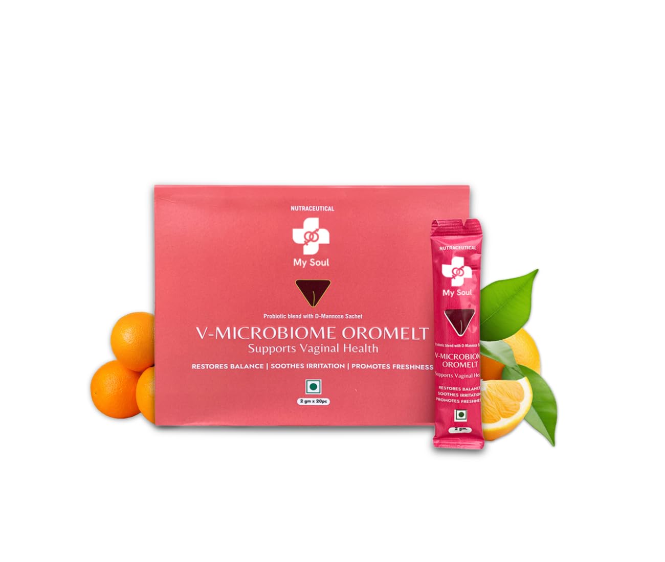 V-Microbiome – Advanced Vaginal Probiotic for UTI Relief, Odour Control & Natural Vaginal Flora Balance – 20 Sachets
