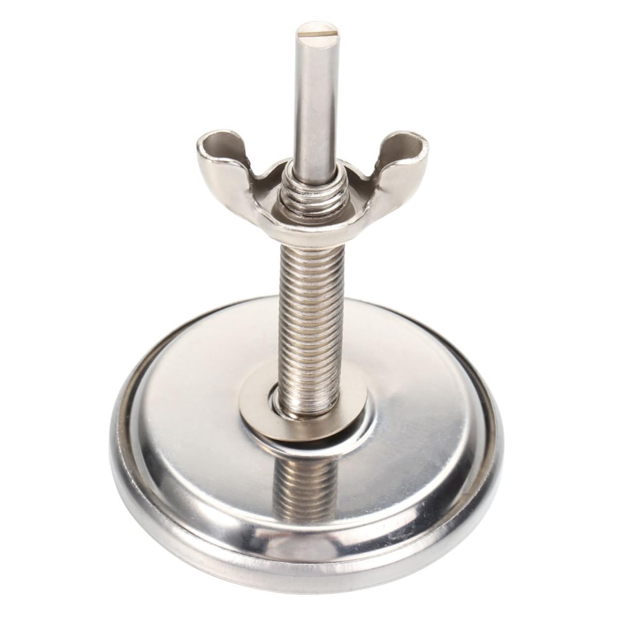 VINTORKY 1Pc Stainless Steel BBQ Thermometer Bimetallic Food Baking Thermometer for Accurate Measurement for Oven Use Black