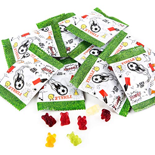 Logbuch-Verlag 10 kleine Fruchtgummi Tütchen Fußball Deko Fußballverein EM WM Kindergeburtstag Give-Away Logbuch-Verlag 10 kleine Fruchtgummi Tütchen Fußball Deko Fußballverein EM WM Kindergeburtstag Give-Away