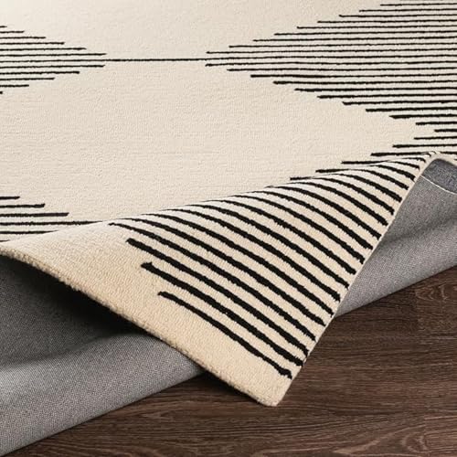 Image of Sifa Carpet Hand Made Tufted Area Rug | Soft Wool Carpet with Cotton Backing | Elegant Home & Office Floor Decor Weight- (9 Pound) Size-(90X150Cm) 3x5 Feet,