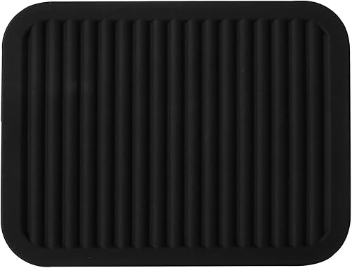 Juego de 2 alfombrillas rectangulares de silicona extra grandes y extra gruesas para platos calientes, ollas y sartenes, almohadillas calientes de