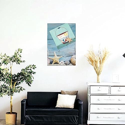 Impression poster toile phare et plage pour creer un salon cocooning - 7