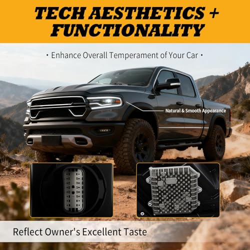 Jecoupoon Headlight Assembly Compatible with Ram 1500 2019-2024 w/DRL Front Headlamp Left 68533273AB by Jecoupoon - Image 7