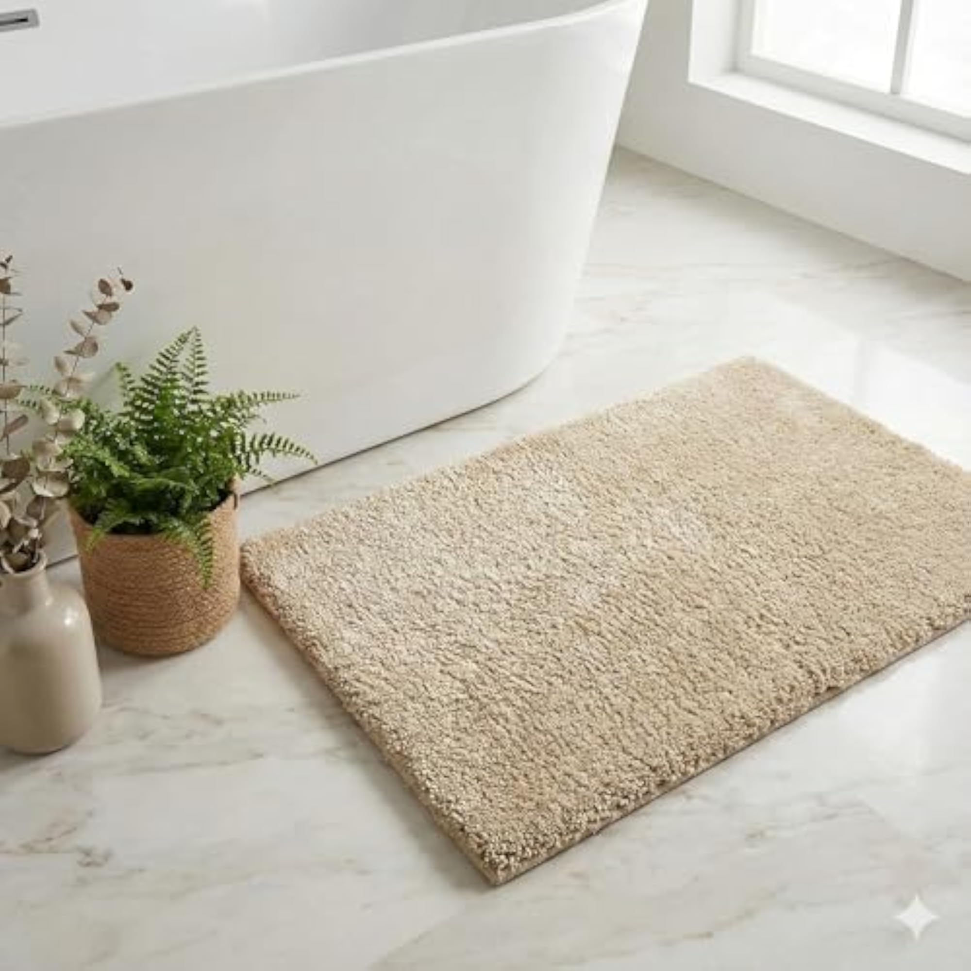 Honeycomb Pattern Red Anti-Slip Bath Mat
