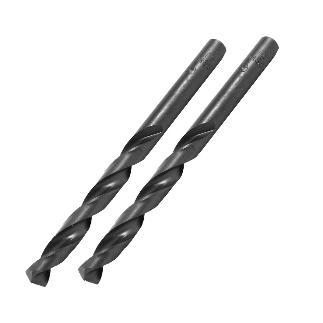 Aexit 2 Pcs Tool Holder HSS 7.6mm Dia Tip Straight Drill Hole Twist Drilling Bit for Electric Drill Model:26as179qo746