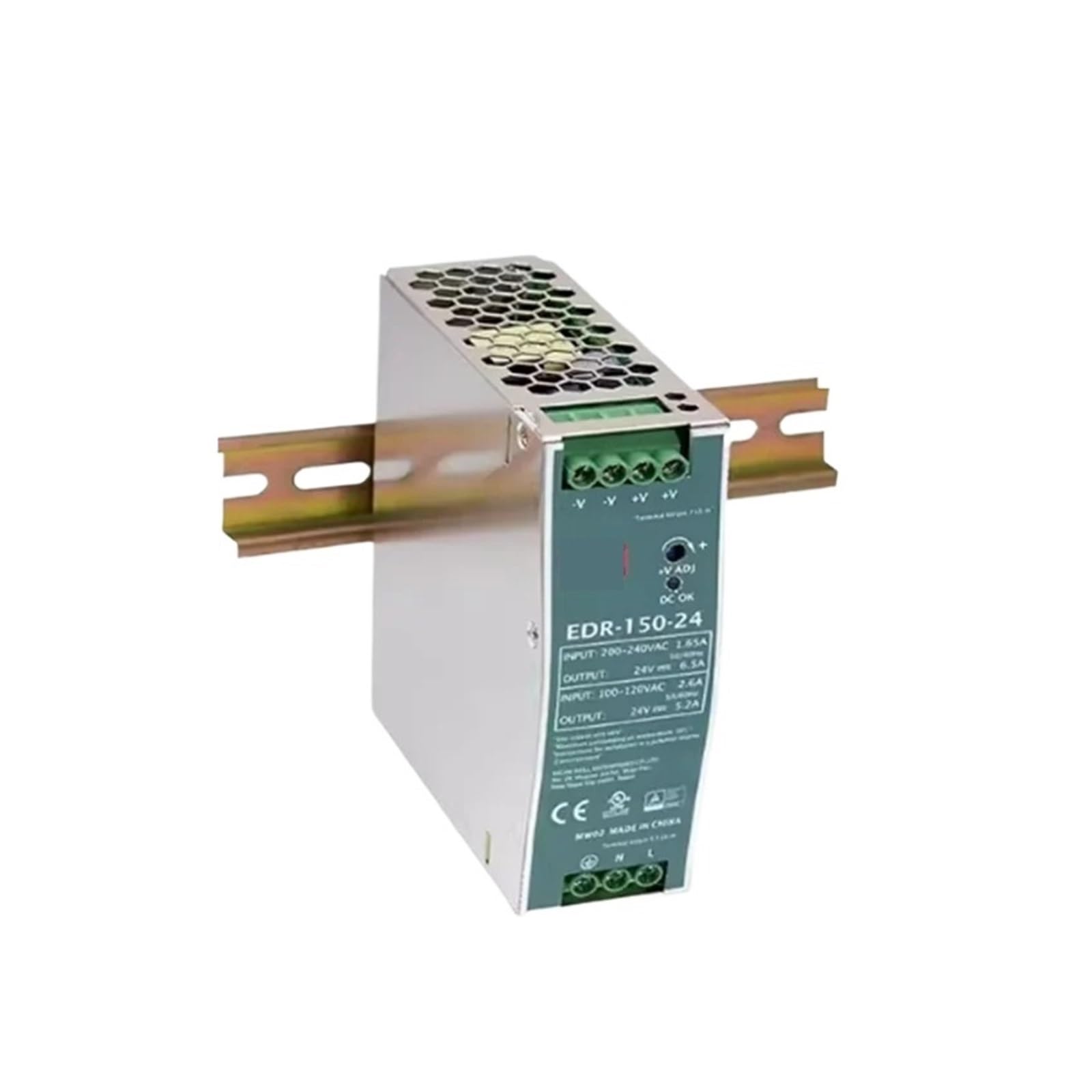 Alimentation à découpage EDR-150-24 stabilisée 24V 6.5A pour tension 110V 220V - 4