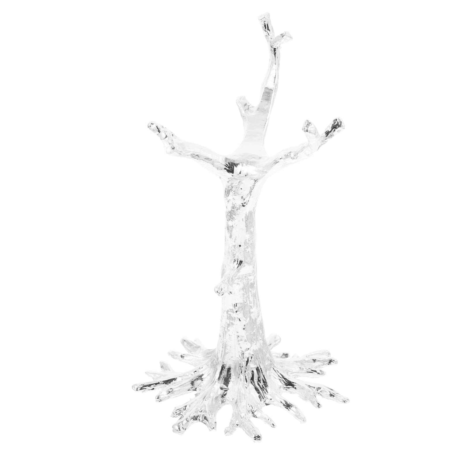 Decor Crystal ball with metallic tree frame base