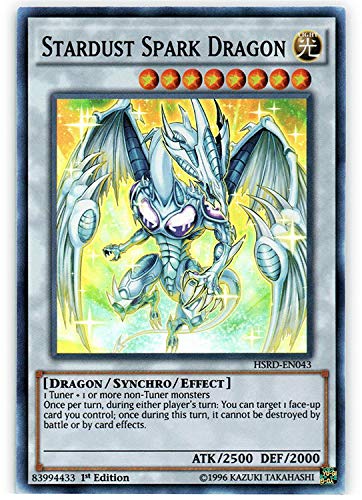 YU-GI-OH! - Stardust Spark Dragon (HSRD-EN043) - High-Speed Riders - 1st Edition - Super Rare