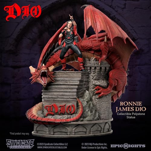 Estatua Premium Ronnie James Dio 1:10 en Polystone miniatura 4