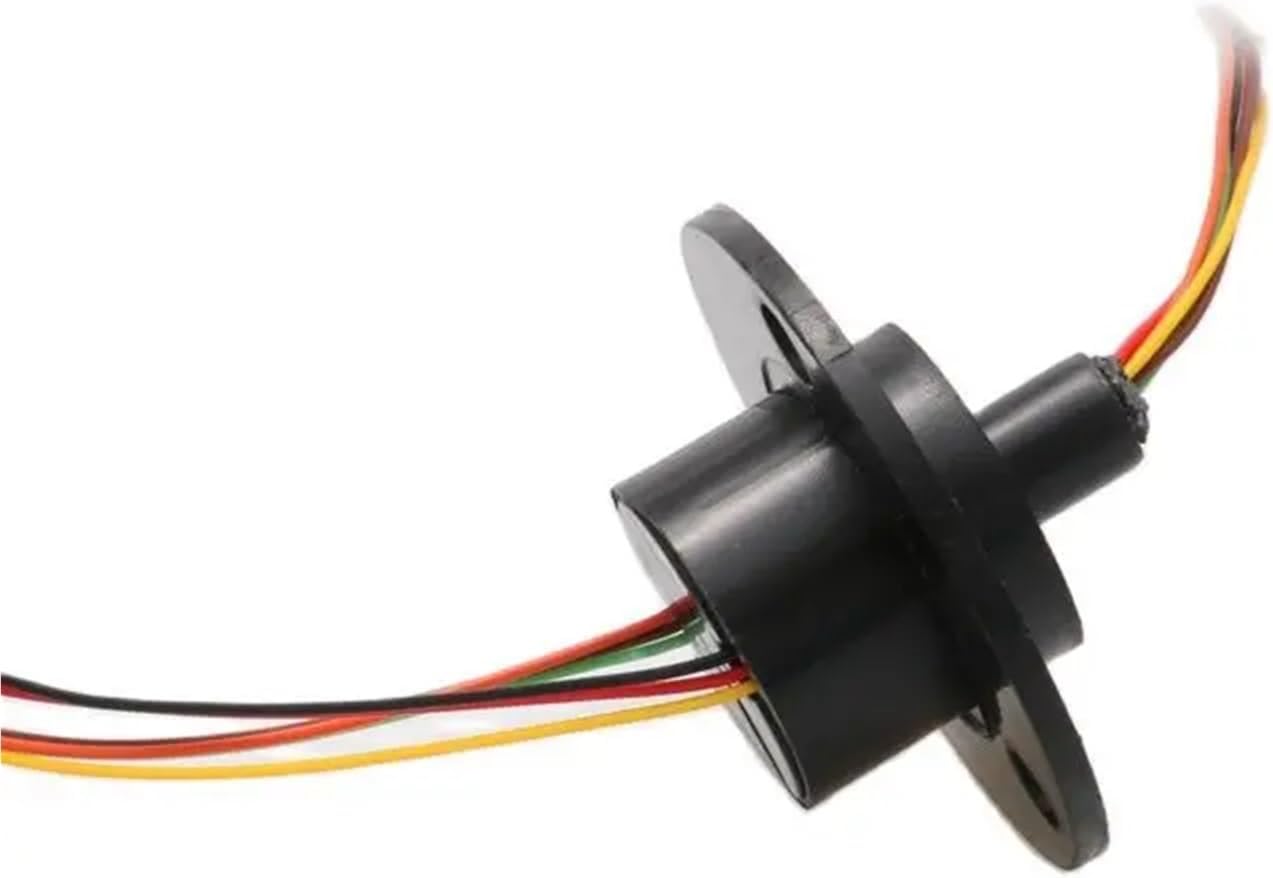 1PC 2/4/6/8/12/18/24/36 Channels Wires Slip Ring 1-2A Slipring 8.5/12.5/15.5/22mm Mini Rotary Conductiv Joint Connectors(Dia 12.5mm 8ch 2A)