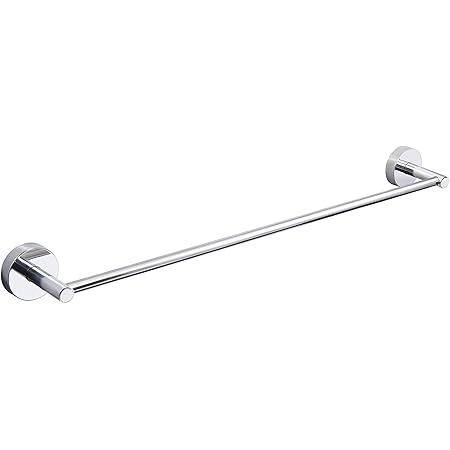 Kapitan baño Toallero de Mano 60 cm, Acero Inoxidable Pulido, Toallero de Barra Fijar Sin Taladrar, 3M VHB Cinta Adhesiva, Montaje en Pared, Fabricado ...