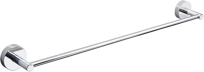 Kapitan baño Toallero de Mano 60 cm, Acero Inoxidable Pulido, Toallero de Barra Fijar Sin Taladrar, 3M VHB Cinta Adhesiva, Montaje en Pared, Fabricado ...