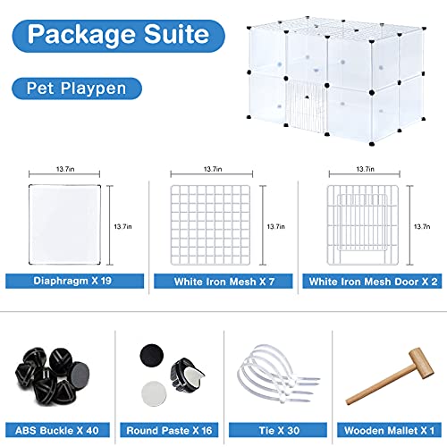 BRIAN & DANY Two-Tier Small Animal Playpen #TOP19