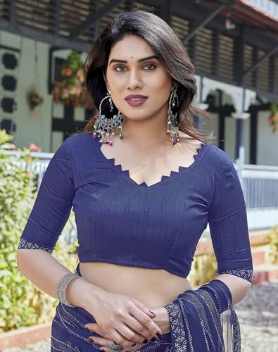 Sari en georgette de qualité supérieure style Bollywood d'exception - 4