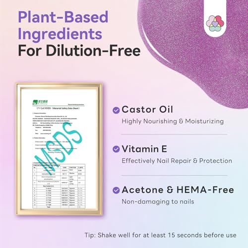 Image of SAVILAND Dilution Free Cat Eye Airbrush Gel Nail Polish Hema-Free: Vintage Rose Velvet Collection 6 Colors Nail Acetone Free Magnetic Gel Fine Mist Spray for Ombre & French Nail Art with Magnet