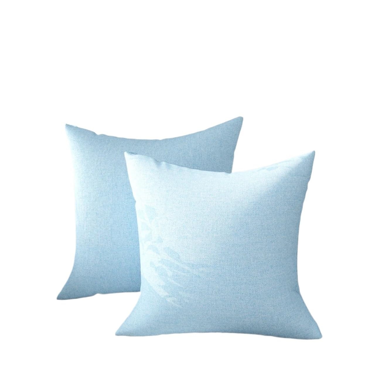 IUVYTA Chenille Pillow Covers 2PCS Faux Linen Throw Pillow Cover Decorative Burlap Pillowcase Square Solid Cushion Case Sofa(Color4,50X50cm1pcs)