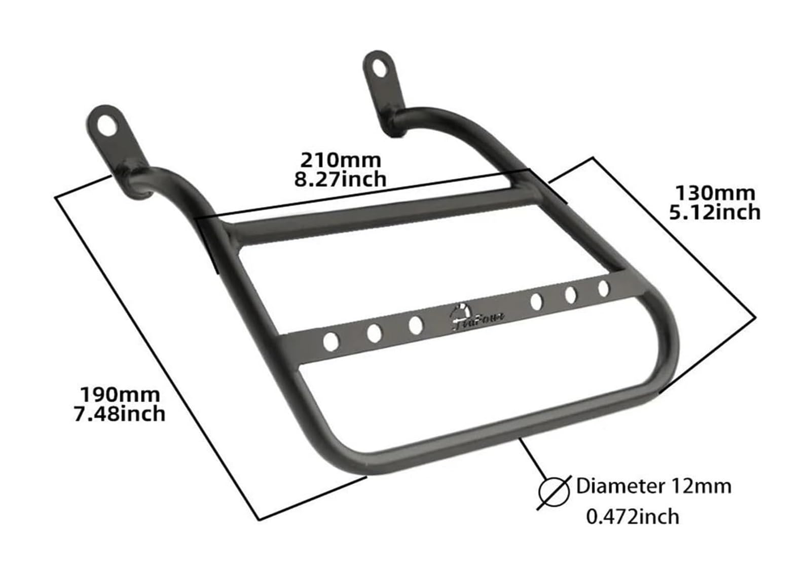 Motorra Gepäckträger hinten Für Meteor 350 Für Meteor350 2021–2024 Halterung Seitenkoffer Gepäckträger(Left Side)
