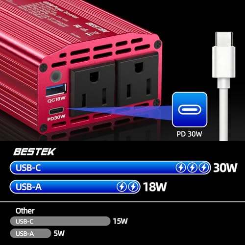 BESTEK 400W Car Power Inverter