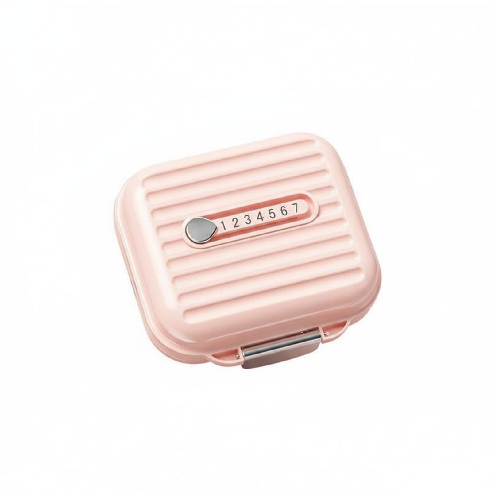 Weekly Medication Organizer Slim Design Weekly Medication Box Weekly Medication Planner Secure Closures Travel Medication Holder, Pink, S | Pill Boxes, Pill Cases | Health Care-image-30