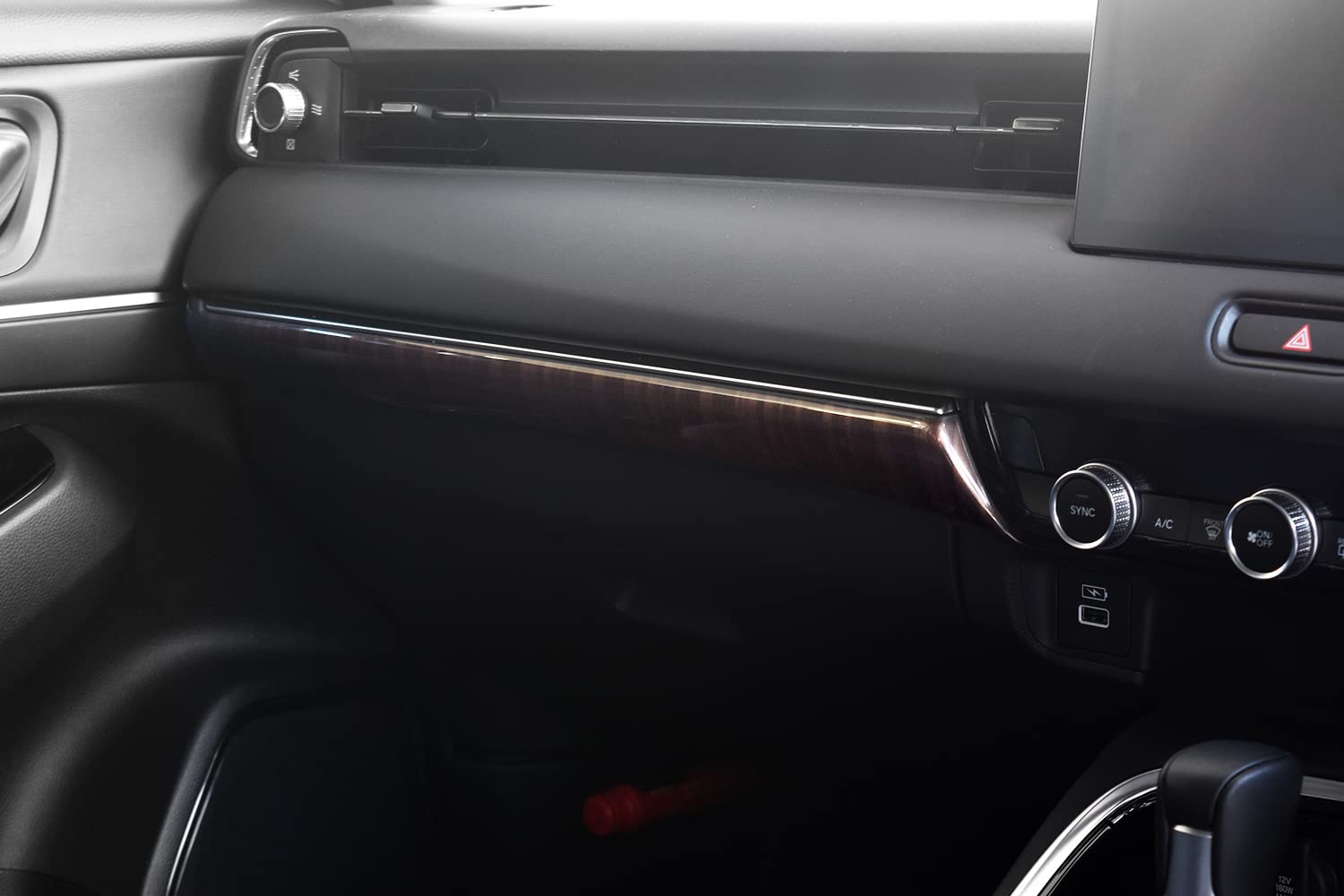 ヴェゼル RV系 インパネラインパネル（エボニー調）　セカンドステージ Amazon | SecondStage ホンダ ヴェゼルRV系 VEZEL インパネライン