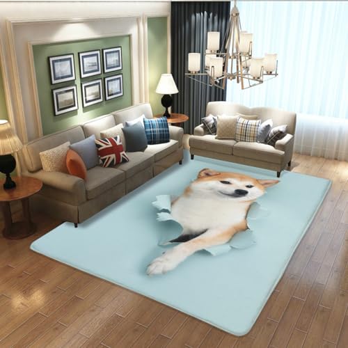 �Č� ���� �������� �J�[�y�b�g �O�~ �Ɍ� ���O ���O�}�b�g floor mat �􂦂� ���ی� �ݒu�ȒP �h�_�j �R�� �h�L ���� ����~�ߕt ���g�[�Ή� 150×200cm