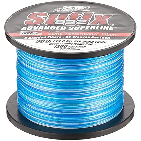 Sufix 832 Braid 30 Lb Coastal 660-330CC: 832 Braid 30 Lb Coastal Camo, One Size Cover