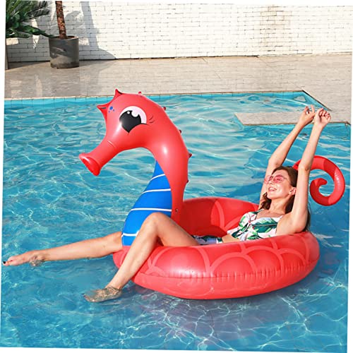 Bouée gonflable facile à gonfler et dégonfler en PVC hippocampe adulte - 6