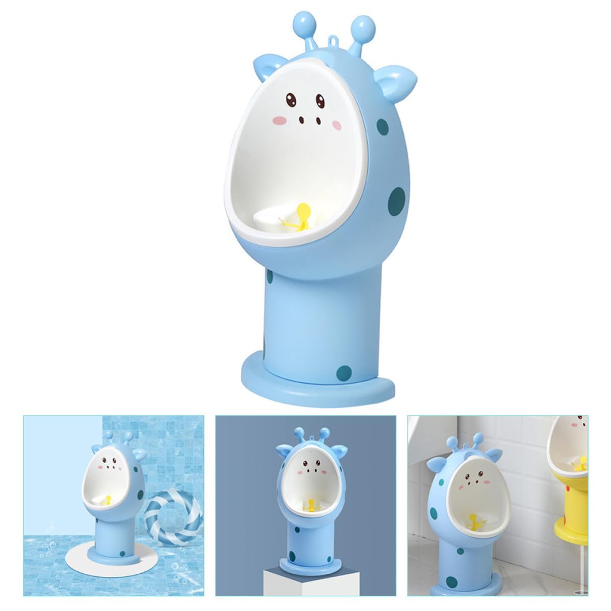 Orinal Portátil para Pequeños Diseño Jirafa, PP