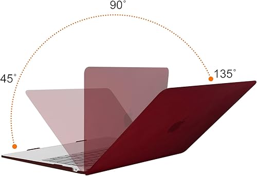 Miniatura 16 de MOSISO Funda compatible con MacBook Air de 13 pulgadas 2022 2021 2020 2019 2018 versión A2337 M1 A2179 A1932 Touch ID, carcasa rígida de plástico
