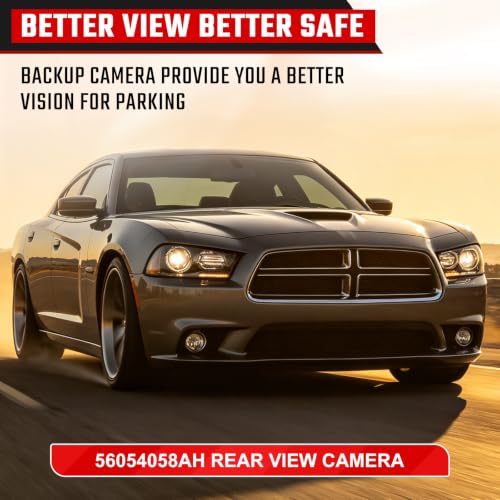 Image of Rear View Backup Camera Fit for Dodge Charger Chrysler 300 2011-2014 | Parking Assist Camera OE: 56054058AH 56054058AD 56054058AE 56054058AF 56054058AG
