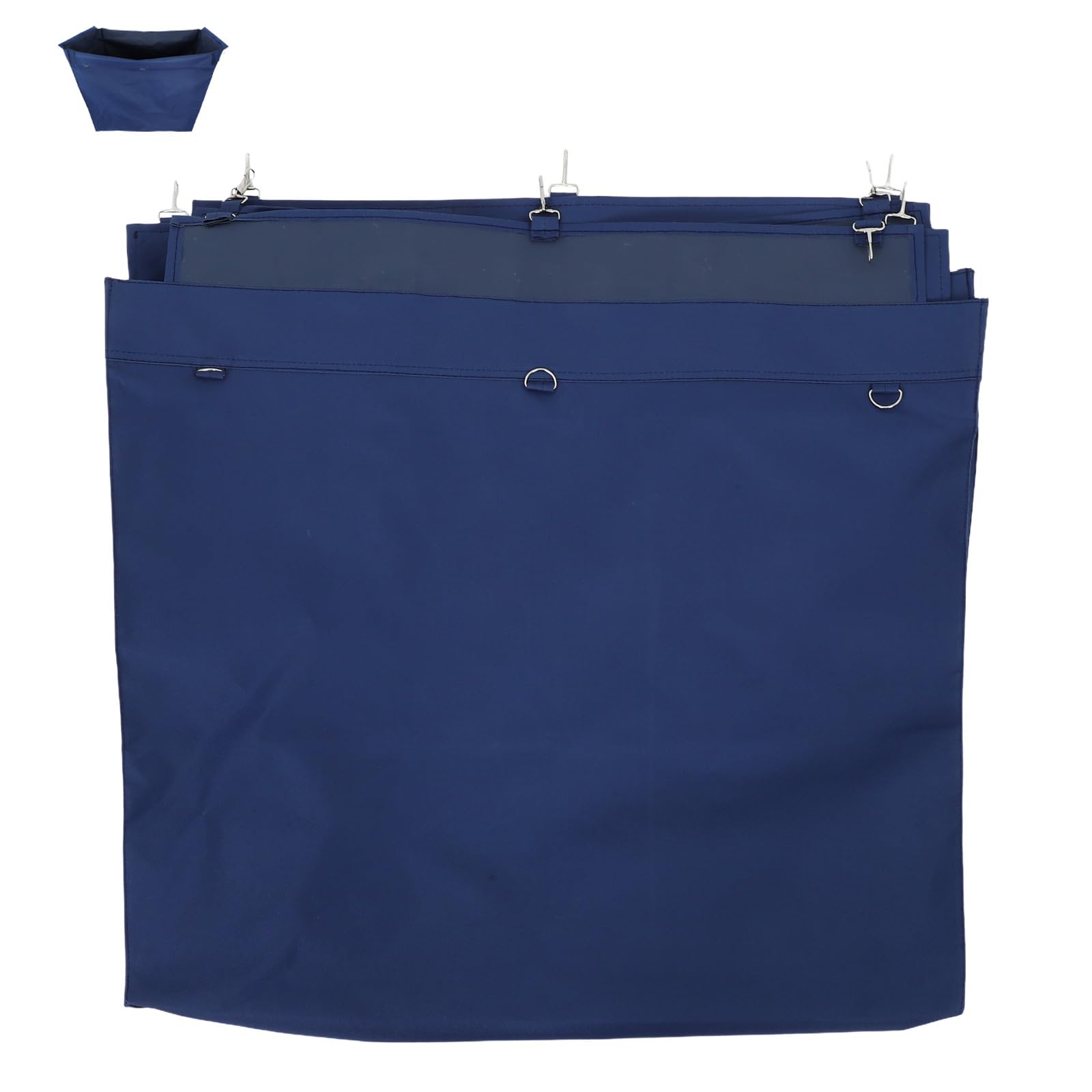 KICHOUSE Borsa Porta Biancheria Oxford per Carrello Pulizie, Grande Capacità, Facile da Trasportare, Design Minimalista per Organizzare e Pulire