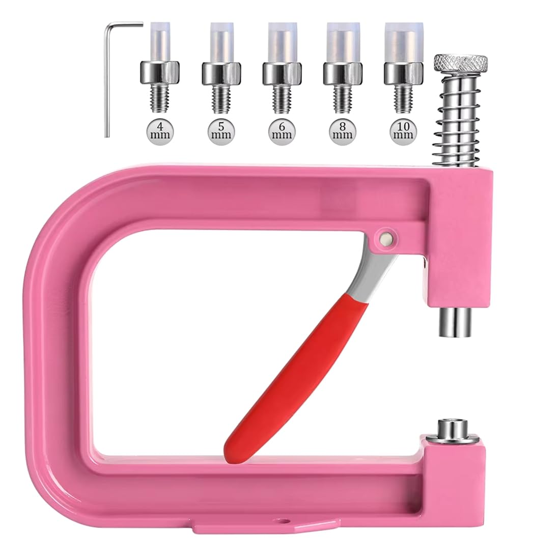 Hndhbfgrt DIY Handmade Pearl Setting Machine, Beads Rivet Fixing Machine, Hand Press Pearl Setting Tool Set for Crafts Accessories
