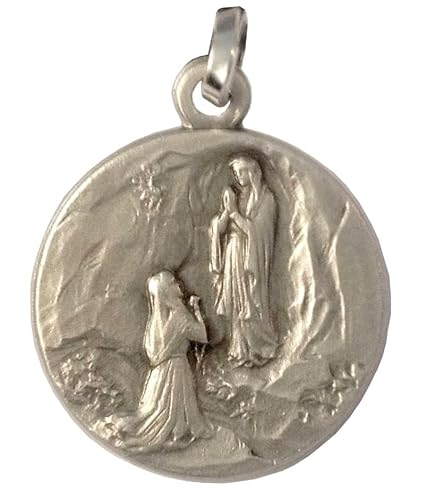 I G J 925 STERLING SILVER OUR LADY OF LOURDES