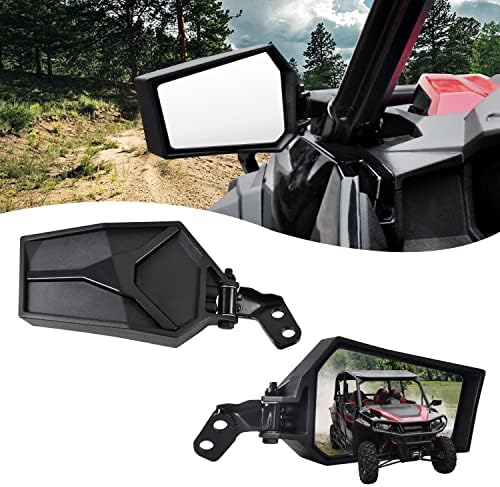 UTV Rear View Side Mirrors Breakaway For Polaris General XP 1000 Can Am Defender - Foto 8