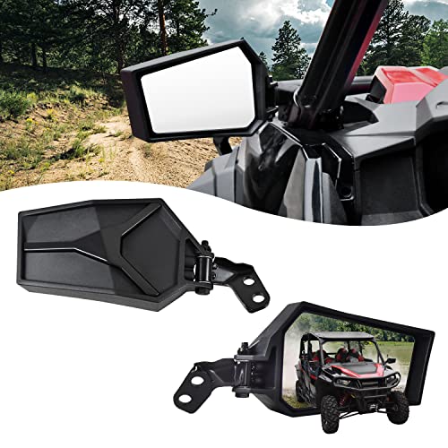 SAUTVS Adjustable Rearview Side Mirrors for Polaris General 1000/4/XP/XP4 1000 2016-2026 Accessories Folding Clear Rear View Side Mirrors (One Pair)
