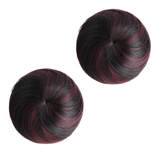 Miniatura 10 de 2 extensiones de moño de cabello, accesorio de peluca, extensiones de cabello rizado y ondulado, extensiones de cabello recogido, extensión de moño