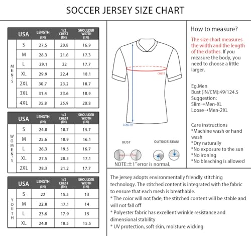 Ollvkus Custom 23/24 Usa Soccer Jersey Fans Gifts Personalized Name Number Sports Soccer Uniforms Shirts For Men Women Youth thumb #3