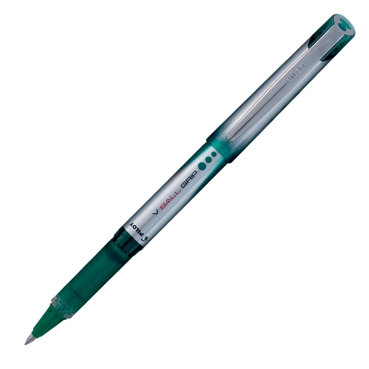 PilotRoller V-Ball Grip Pen, 0.7 mm Tip, Green