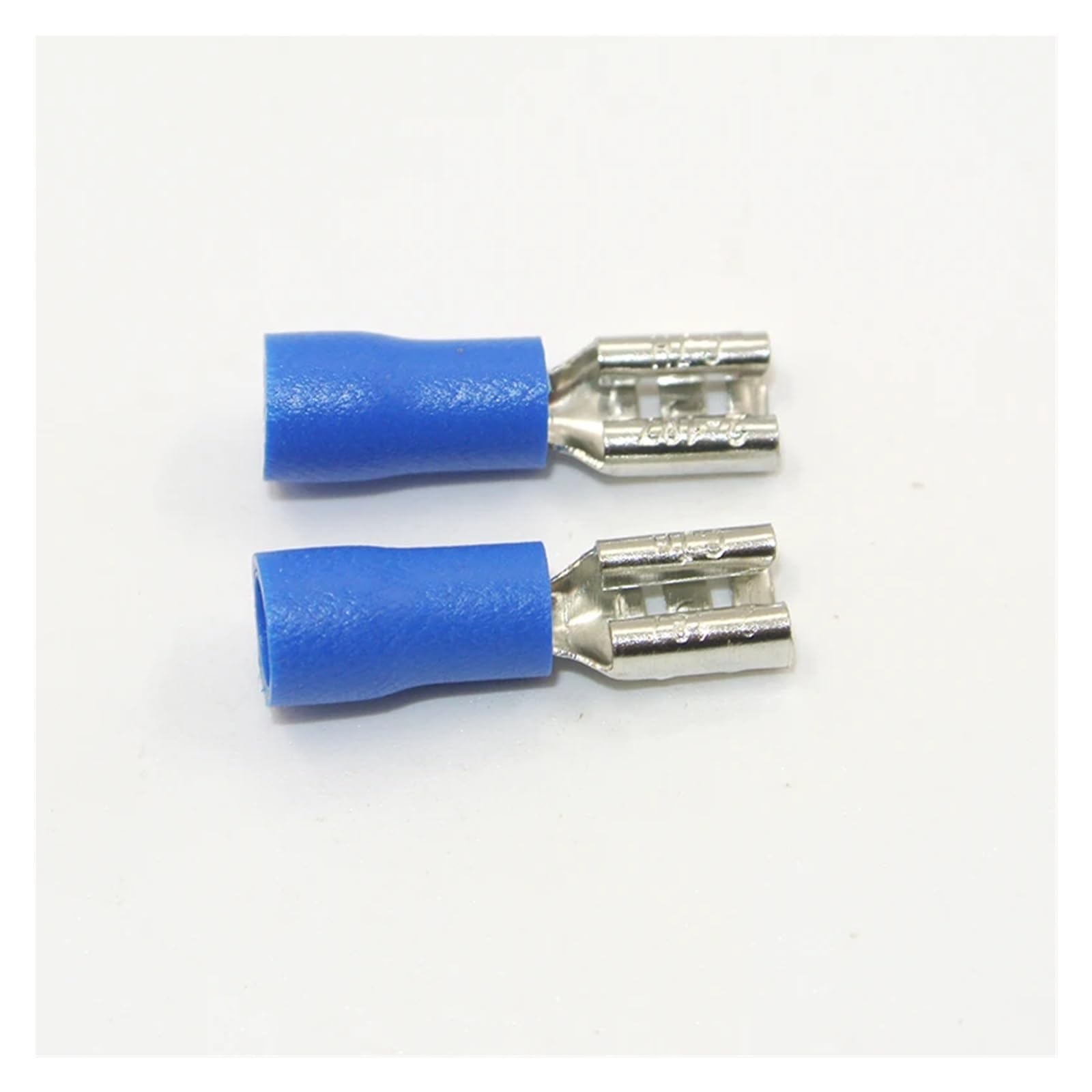 REIUAFWYGV 1000Pcs FDD2-187 4.8mm Blue Insulated Seal Spade Wire Connector Female Crimping Terminals Electrical Crimp Terminal