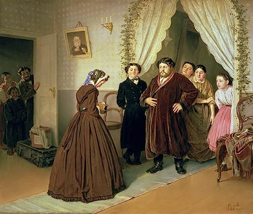 Tableaux Poster Vasili Perov Peinture Abstraite Décoration Chambre 60x90cm