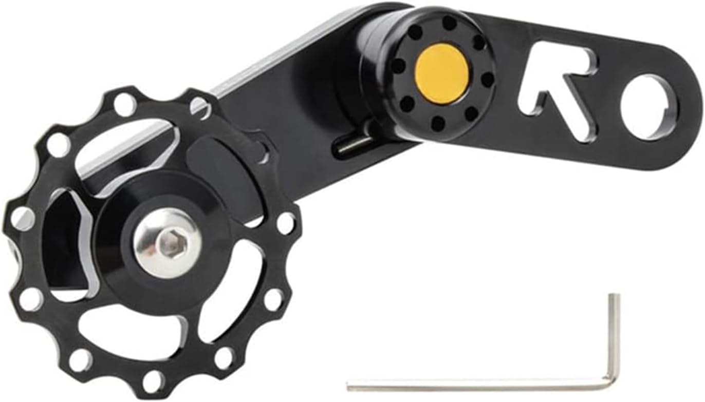 Bike Single Speed Chain Tensioner,Aluminum Alloy Bike Chain Tensioner for Bicycle Chain Tensioner Tool