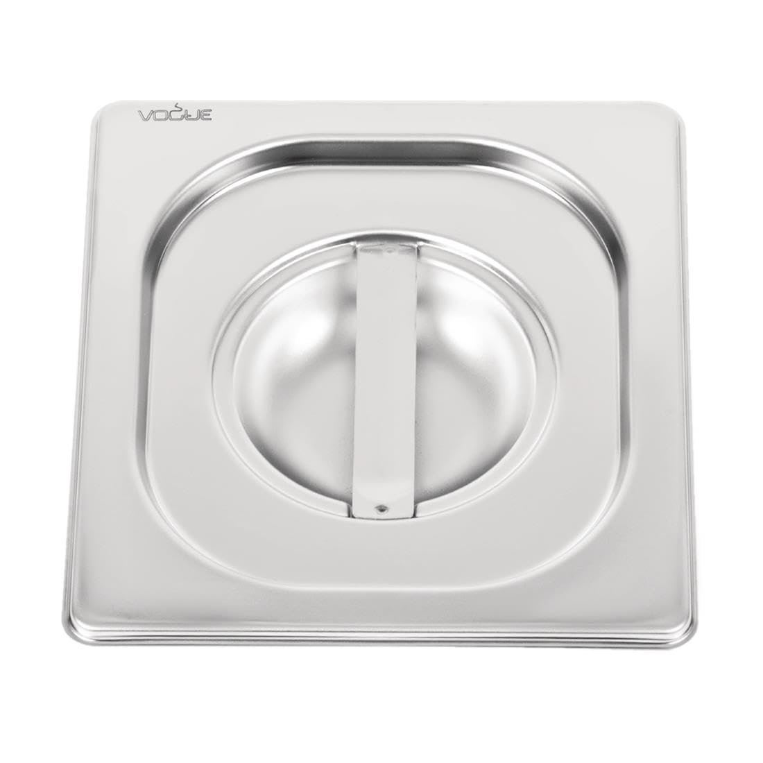 Vogue DW459 304 - Coperchio in acciaio INOX resistente, 1/6, 162 x 176 mm, colore: Argento