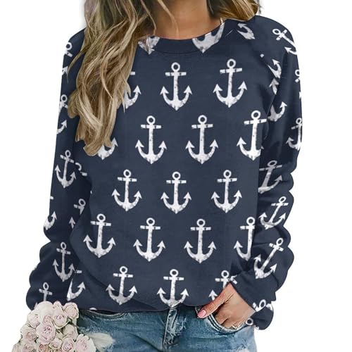 Foruidec Navy Anchor Women's Sweatshirt