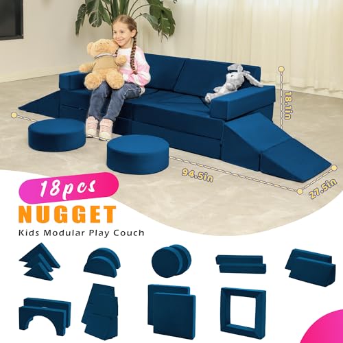 18pcskidscouchbuildingfortmodularkidsplaycouchconvertiblefoamplaysofafortoddlerandbabyplayroomfoldoutcouchsectionalplaysetforcreativegirlsboysnavyyellow Urban Country Home Decor 18pcs kids couch building fort modular kids play couch convertible foam play sofa for toddler and baby playroom fold out couch sectional play set for creative girls boys navyyellow urban country home decor